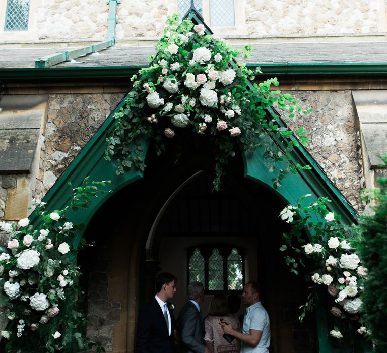 Church Entrance Flowers