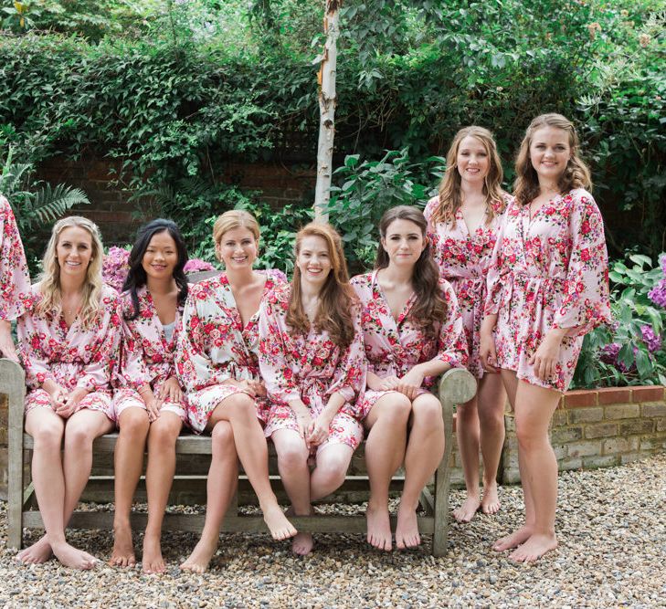 Bridal Party in Matching Robes