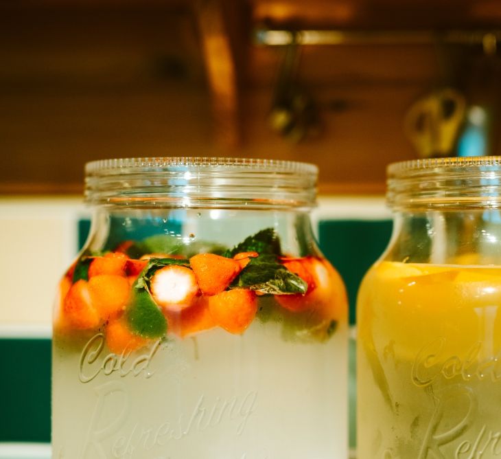 Kilner Jar Wedding Drinks