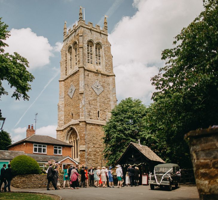 DIY Rustic Wedding At Longbourn Barn Warwickshire With Bride In Claire Pettibone With Reception Catered By The Family & Images By Frances Sales