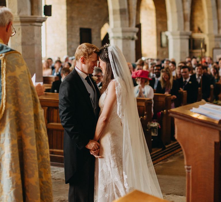 DIY Rustic Wedding At Longbourn Barn Warwickshire With Bride In Claire Pettibone With Reception Catered By The Family & Images By Frances Sales