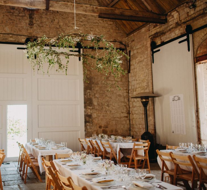 DIY Rustic Wedding At Longbourn Barn Warwickshire With Bride In Claire Pettibone With Reception Catered By The Family & Images By Frances Sales