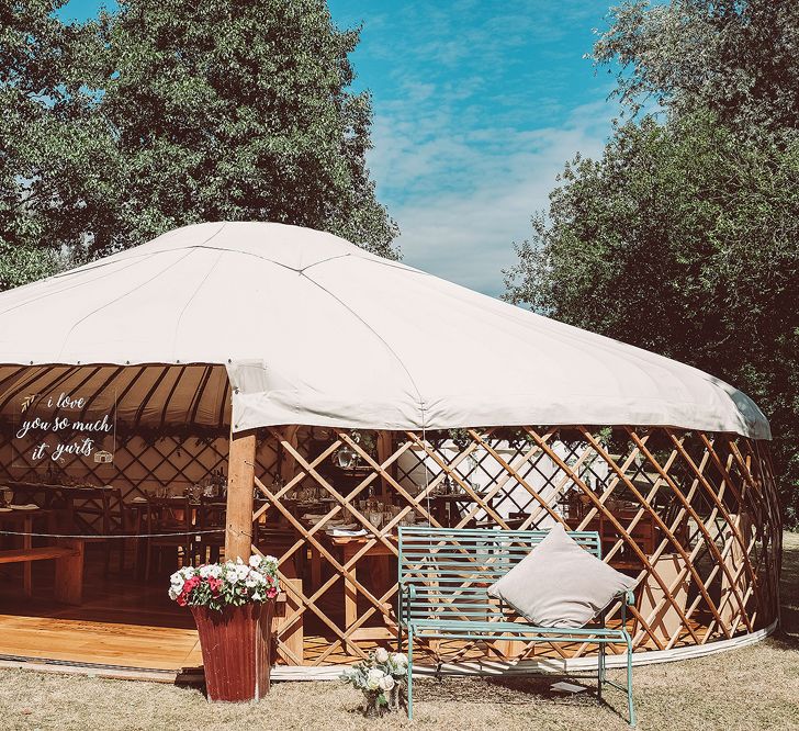 Yurt Wedding With Bride In Houghton & Images From Lemonade Pictures