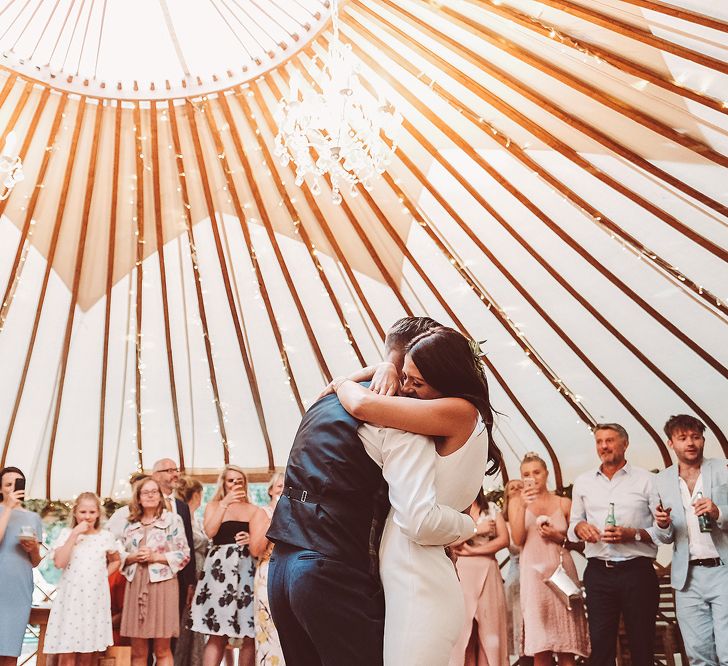 Yurt Wedding With Bride In Houghton & Images From Lemonade Pictures