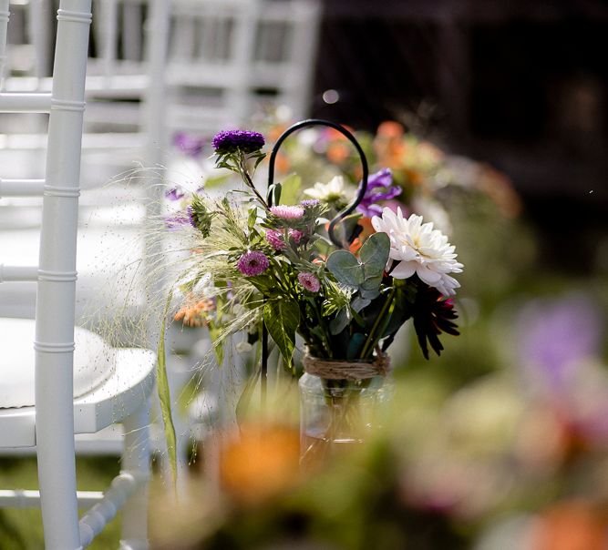 Wedding Chair Backs For Outside Ceremony