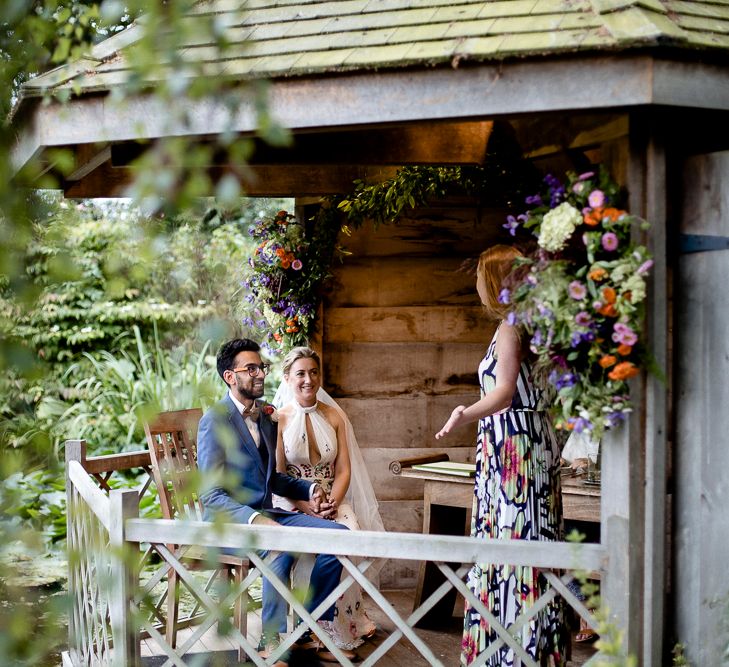 Outdoor Wedding Ceremony at South Farm