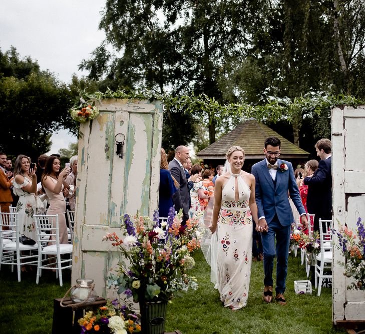 Outdoor Wedding Ceremony at South Farm