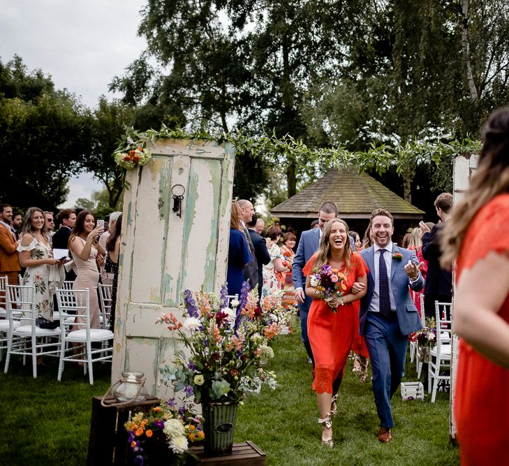 Outdoor Wedding Ceremony at South Farm