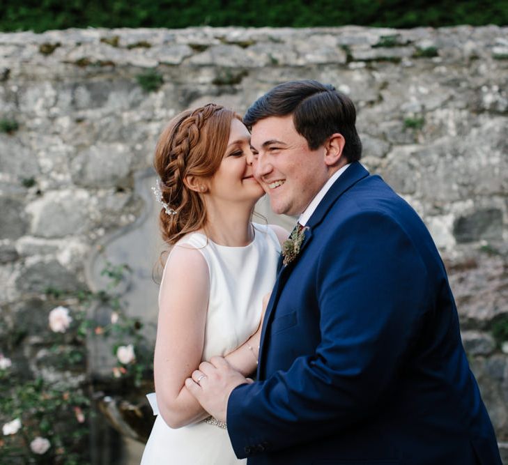 Outdoor Wedding In Scotland With Burgundy, Pink & Navy Colour Scheme Images From Caro Weiss Photography & Bespoke Stationery From de Winton Paper Co