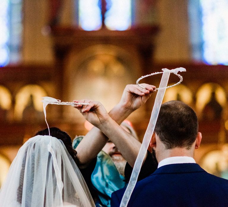 Wedding Ceremony | Thelogian Greek Orthodox Church in Hackney | Babb Photo