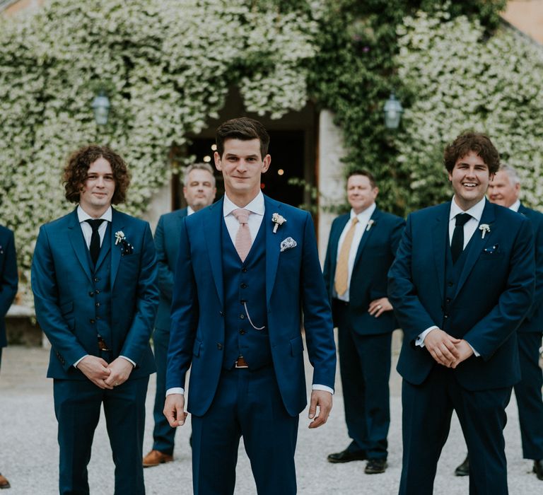 Groom & Groomsmen in Navy