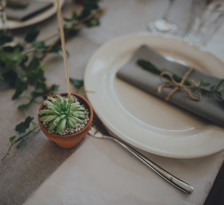 Succulent Wedding Favours