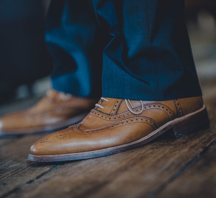 Groom In Brown Brogues