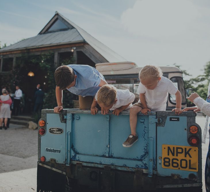 Vintage Land Rover Wedding