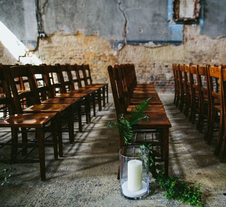 Candle Lit Wedding Ceremony At Asylum London