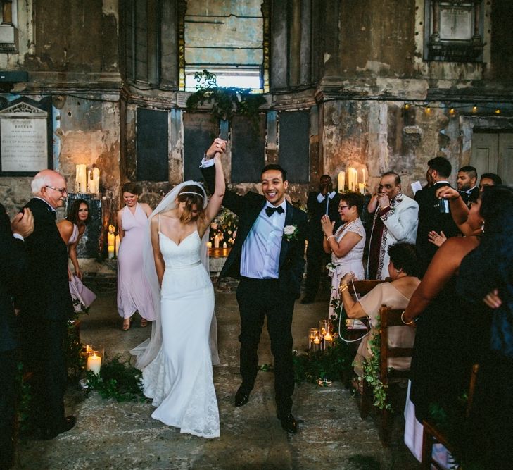 Candle Lit Wedding Ceremony At Asylum London