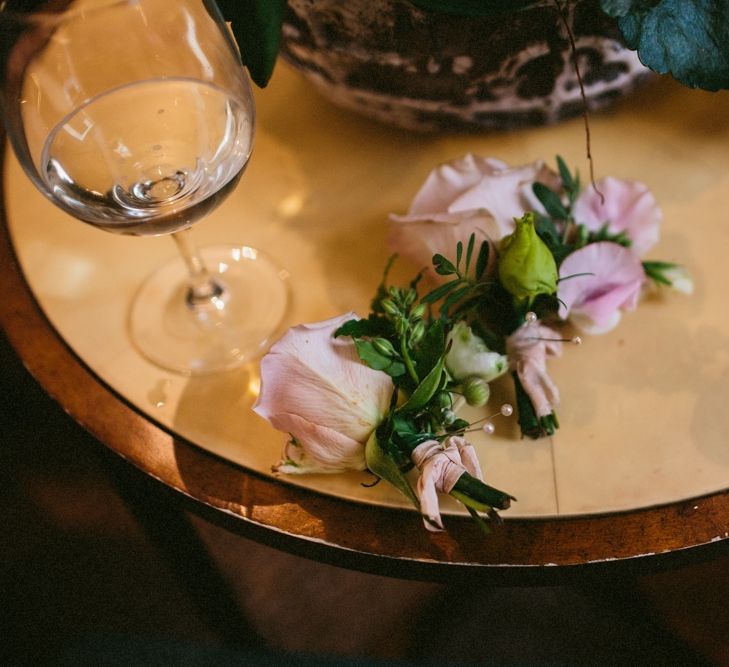 Delicate Buttonholes For Wedding