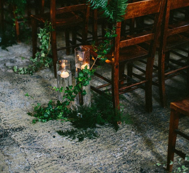 Candle Lit Wedding Ceremony At Asylum London