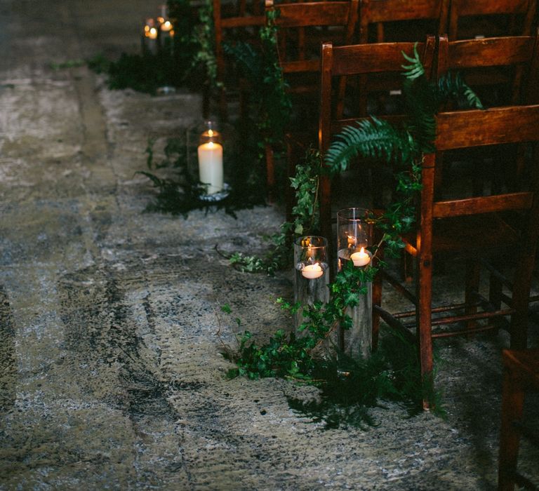 Candle Lit Wedding Ceremony At Asylum London