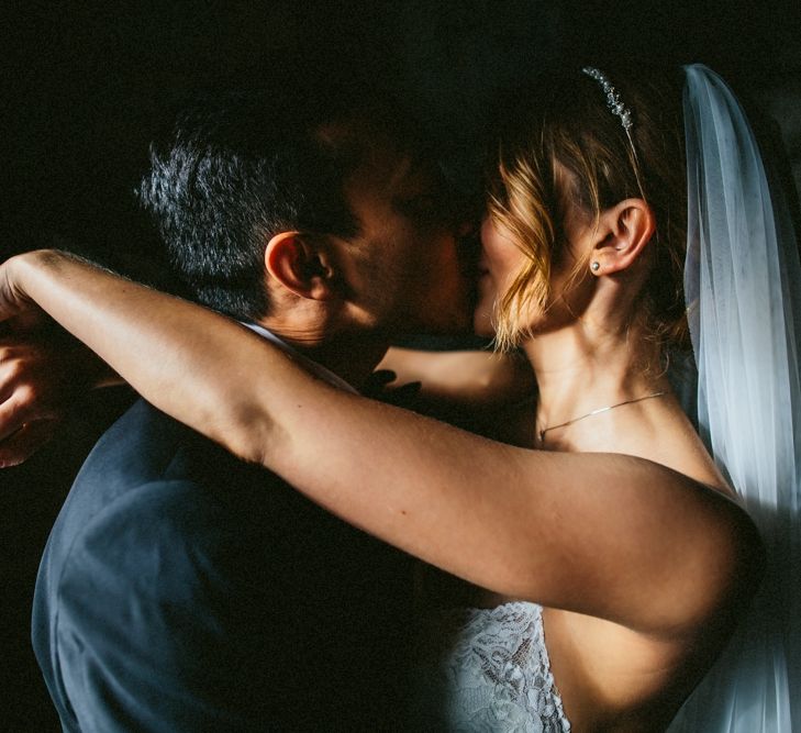 Bride & Groom Portraits by Through The Woods We Ran