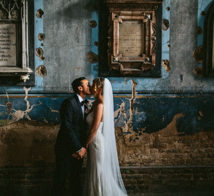 Bride & Groom Portraits by Through The Woods We Ran