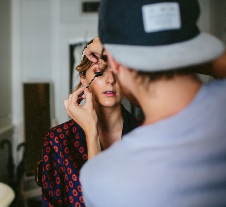 Bride Getting Ready For Wedding Day