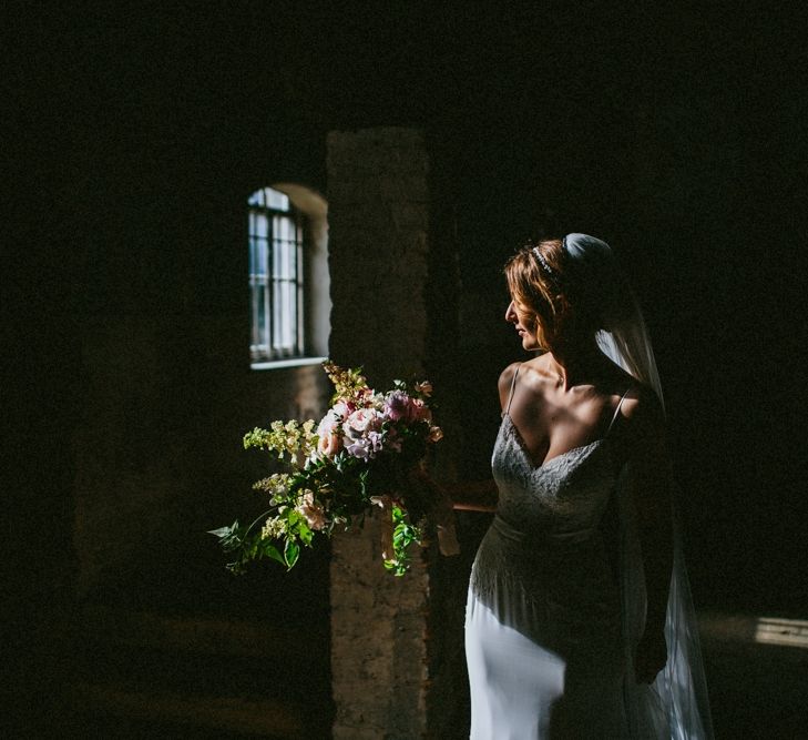 Bride & Groom Portraits by Through The Woods We Ran