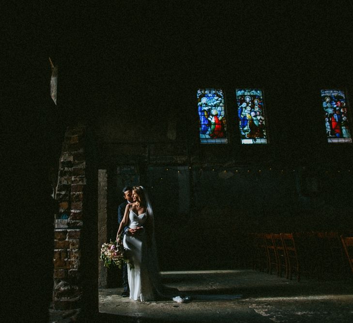 Bride & Groom Portraits by Through The Woods We Ran