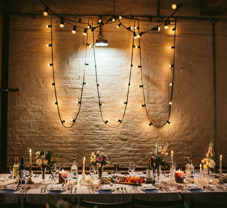 Festoon Lights Wedding Lighting