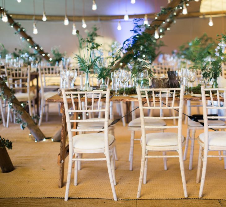 Greenery Filled Tipi Wedding in Cheshire