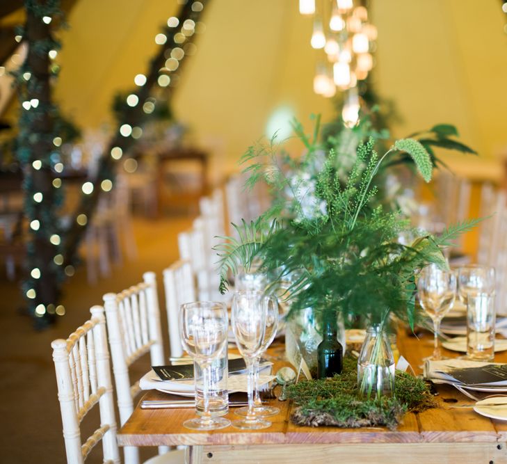 Greenery Filled Tipi Wedding in Cheshire