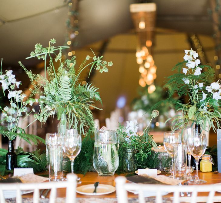 Greenery Filled Tipi Wedding in Cheshire