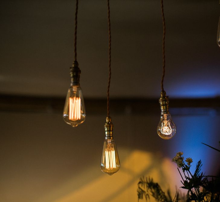 Edison Bulb Lighting For Wedding