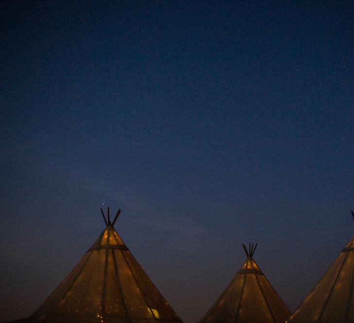 Greenery Filled Tipi Wedding in Cheshire