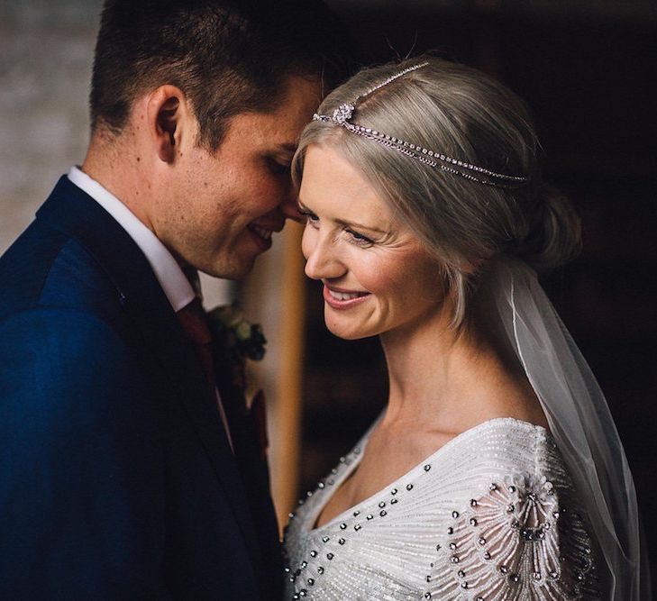 Eliza Jane Howell Beaded Dress For An Autumn Wedding At The West Mill Derby