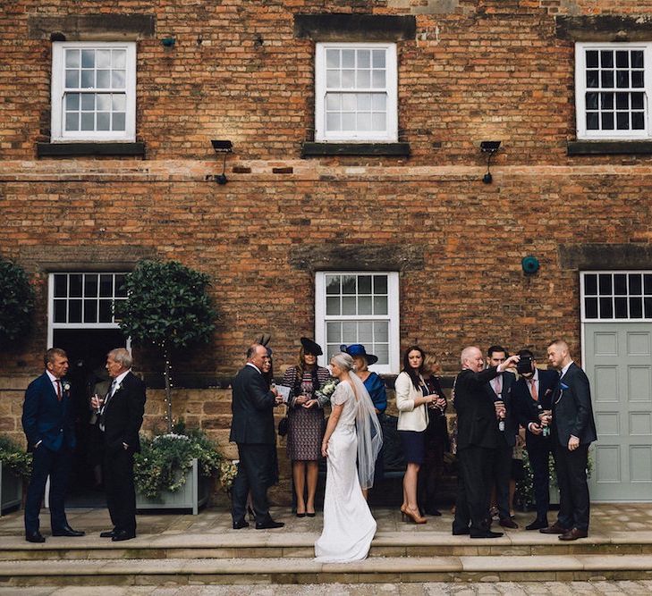 Eliza Jane Howell Beaded Dress For An Autumn Wedding At The West Mill Derby