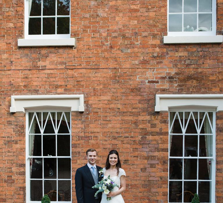 Classic Bride in Caroline Castigliano Wedding Dress | Groom in Cad & the Dandy Tails | Lucy Davenport Photography