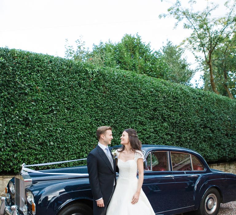 Classic Bride in Caroline Castigliano Wedding Dress | Groom in Cad & the Dandy Tails | Lucy Davenport Photography