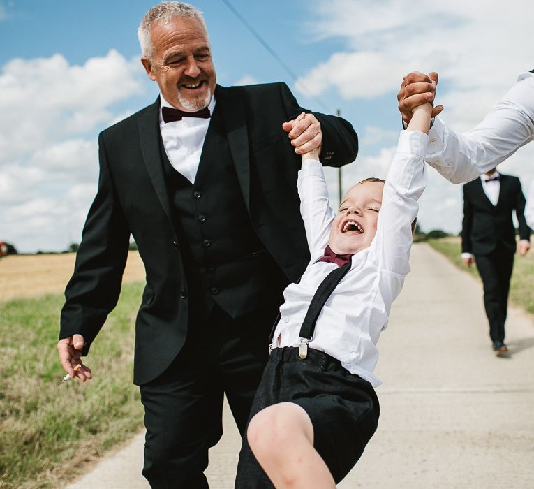 Groom & Groomsmen In Black Tie