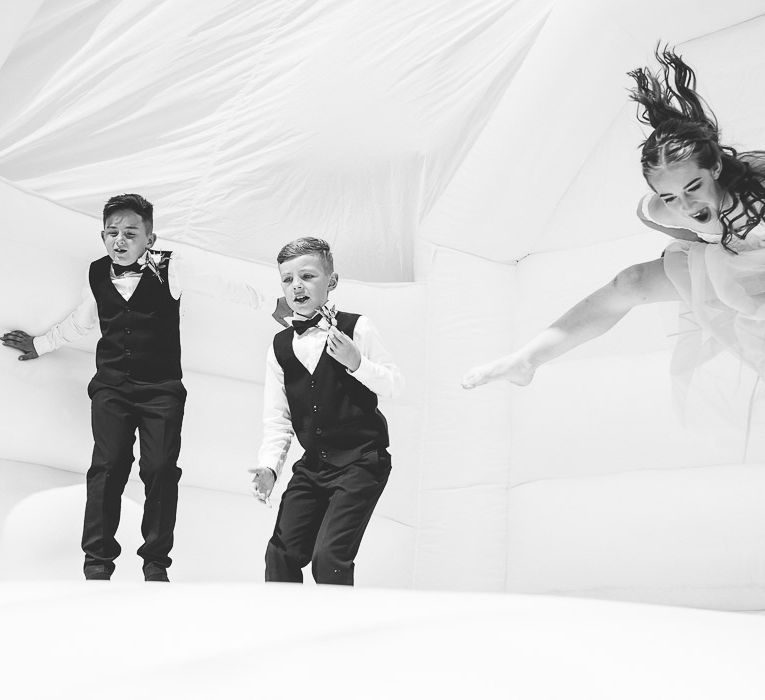 Bouncy Castle At Wedding For Kids