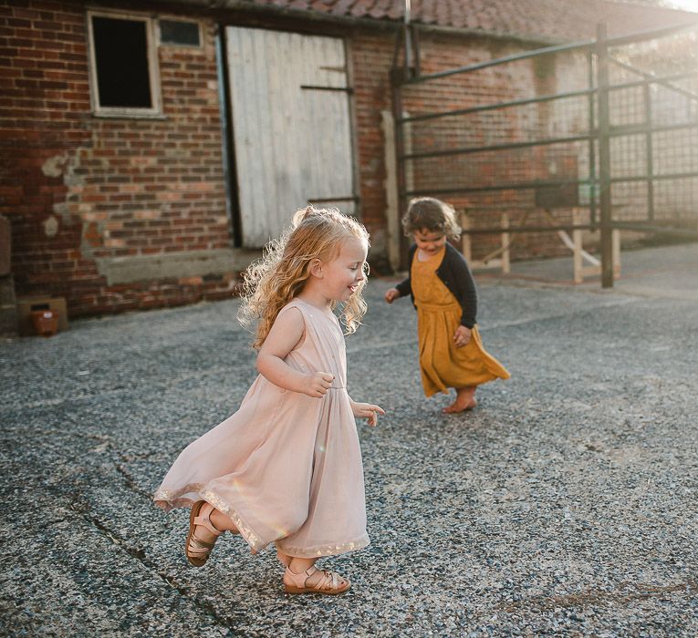 Fishley Hall Wedding With Rustic Details Lots Of Foliage & Festoon Lights With Krispy Kreme Donut Wedding Cake & Images By Luis Holden Photography