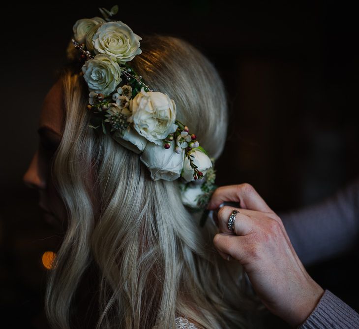 Bride In Flower Crown