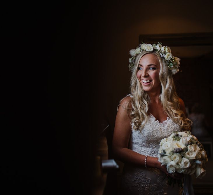 Winter Wedding At Curradine Barns With Bride In Pronovias