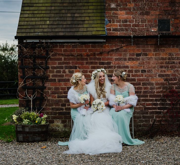 Bridesmaids In Mint Green