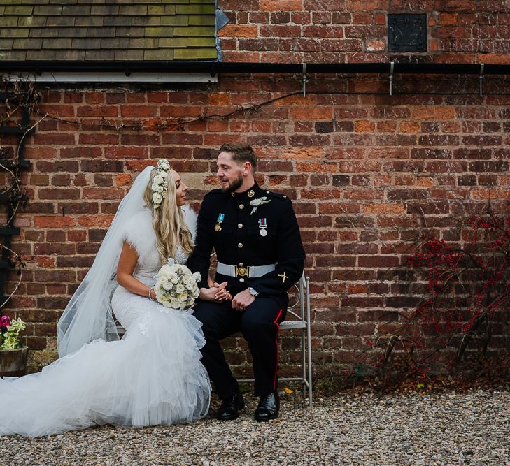 Winter Wedding At Curradine Barns With Bride In Pronovias