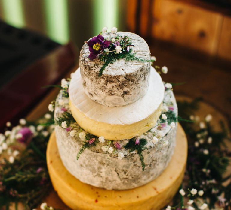 Cheese Tower Wedding Cake