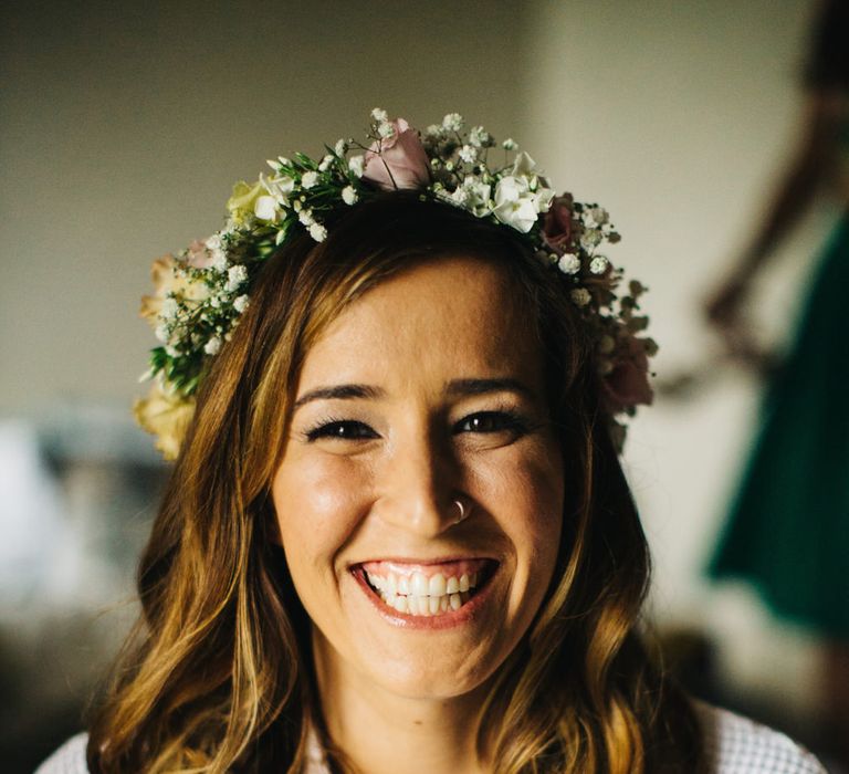 Bride In Flower Crown