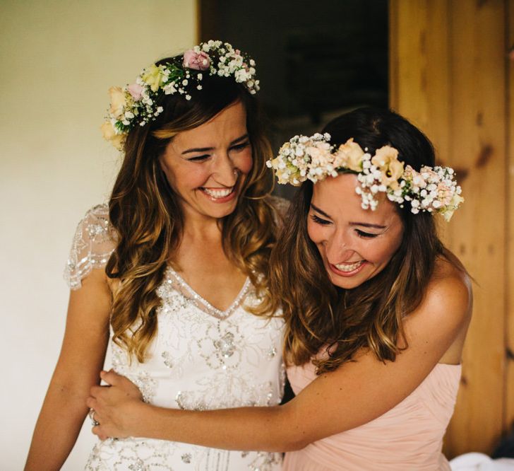 Bride In Flower Crown