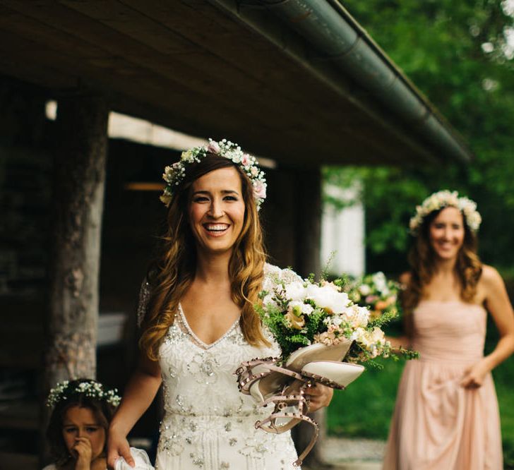 Bride In Flower Crown