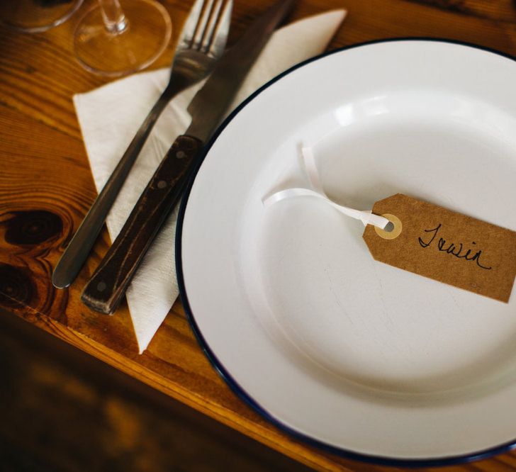 Simple Place Setting For Wedding